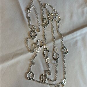 Lia Sophia Silver Filigree Necklace